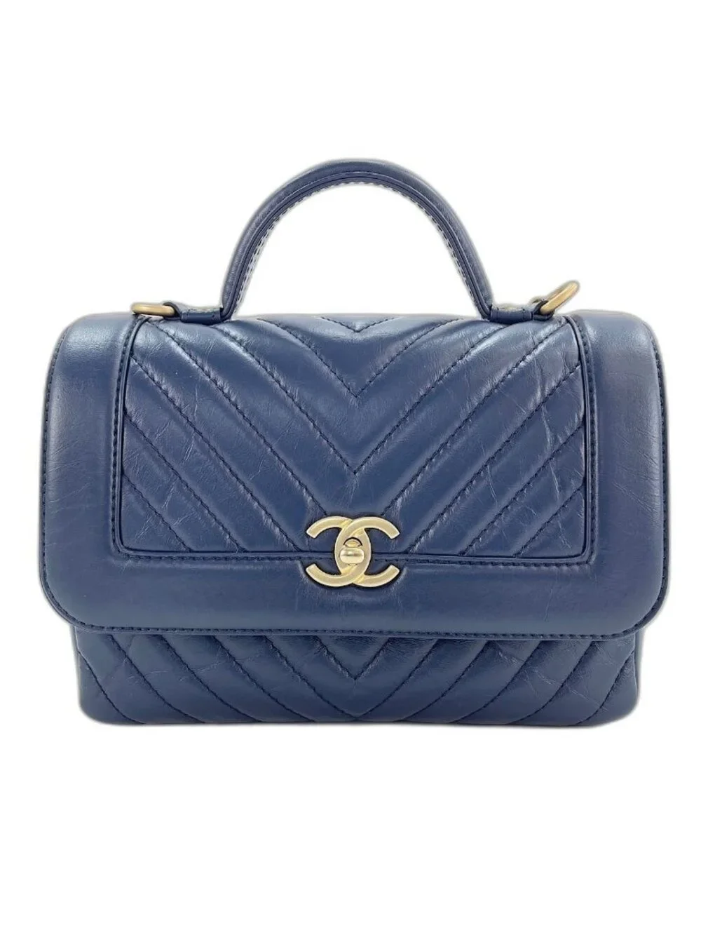 Chanel Shoulder Bag Navy